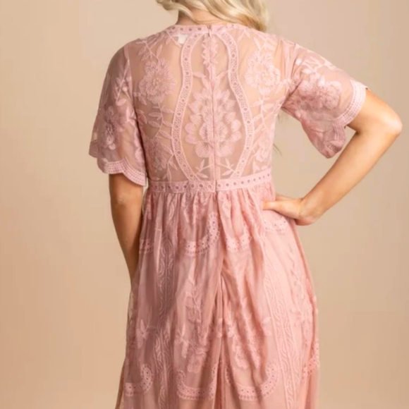 PINKBLUSH Lace Maxi Dress - Picture 7 of 16
